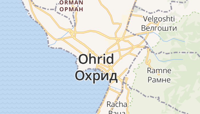 Ohrid online kaart