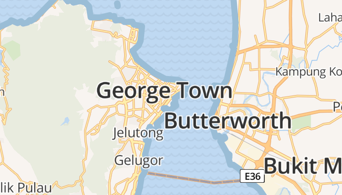 George Town online kaart