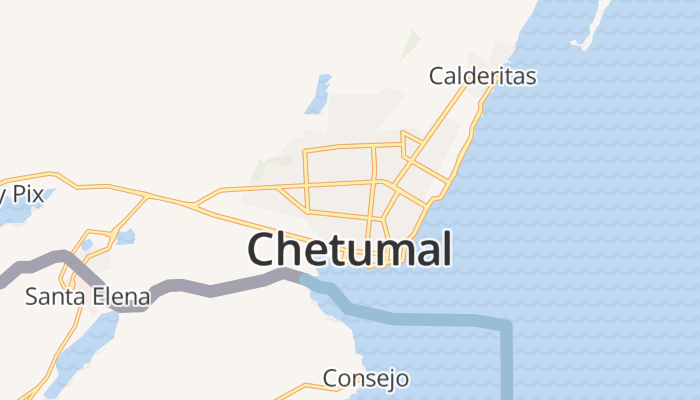 Chetumal online kaart
