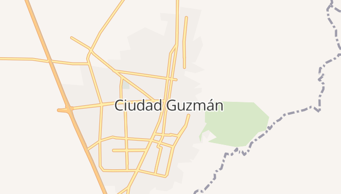 Ciudad Guzmán online kaart