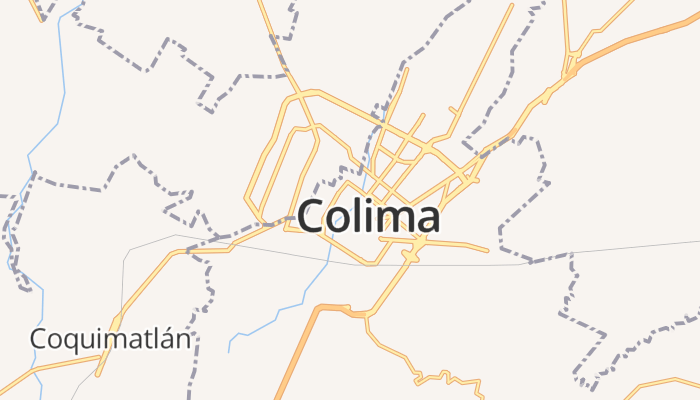 Colima online kaart