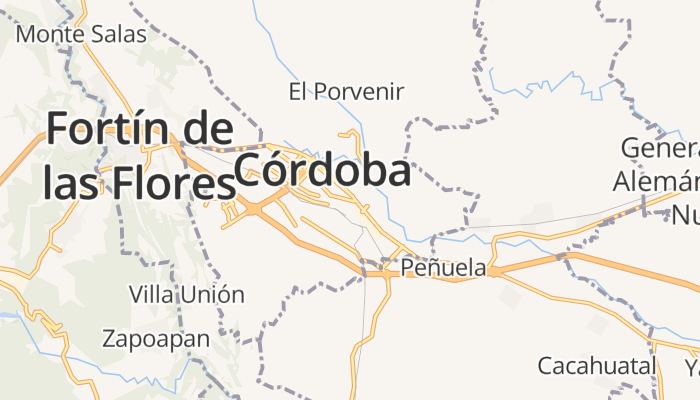 Córdoba online kaart
