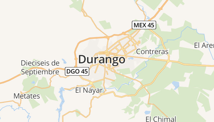 Durango online kaart