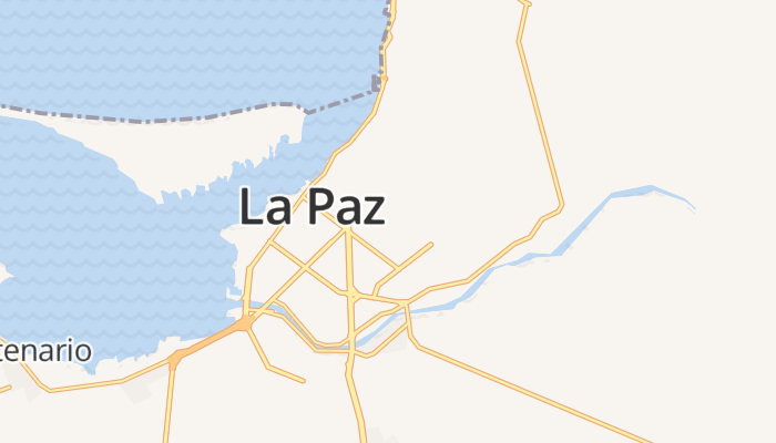 La Paz online kaart