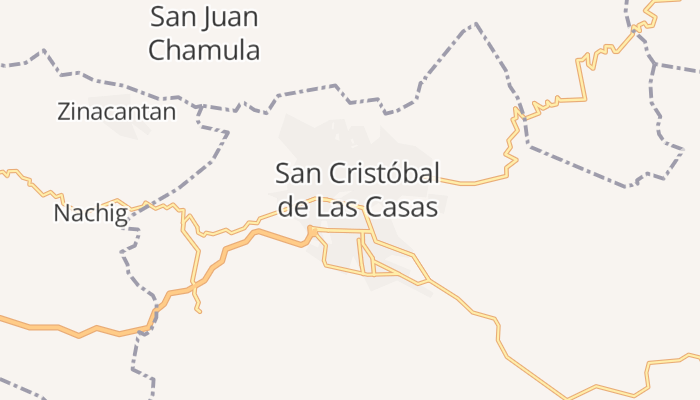 San Cristóbal de las Casas online kaart
