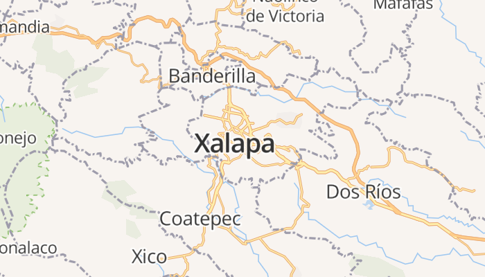 Xalapa de Enríquez online kaart