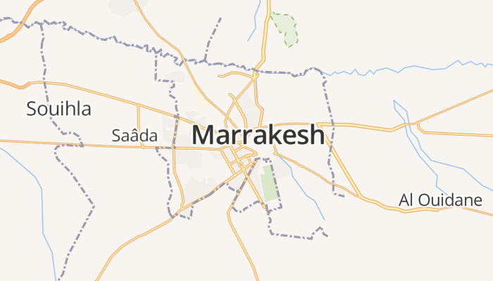 Marrakesh online kaart