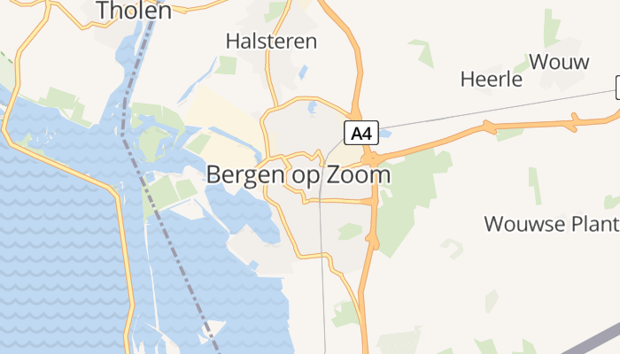 Bergen op Zoom online kaart