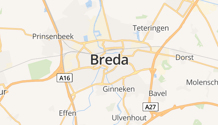 Breda online kaart