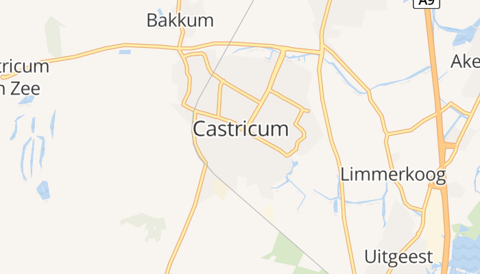 Castricum online kaart