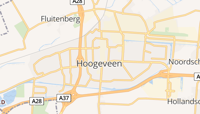 Hoogeveen online kaart