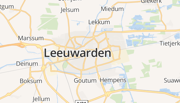Leeuwarden online kaart