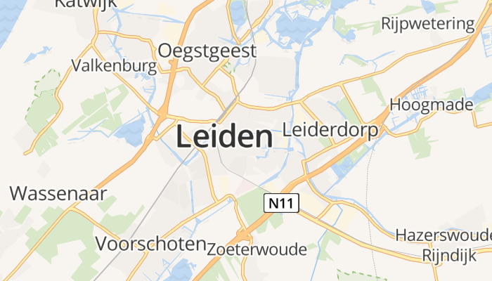 Leiden online kaart
