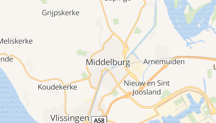Middelburg online kaart