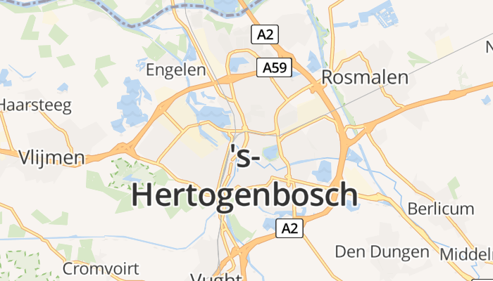 s-Hertogenbosch online kaart