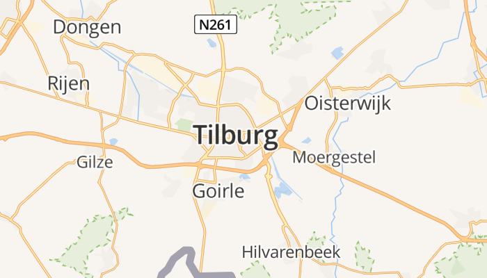 Tilburg online kaart