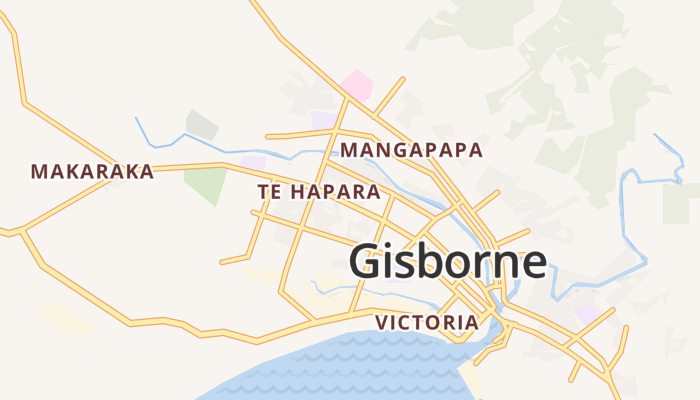 Gisborne online kaart