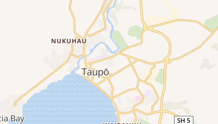 Taupo online kaart