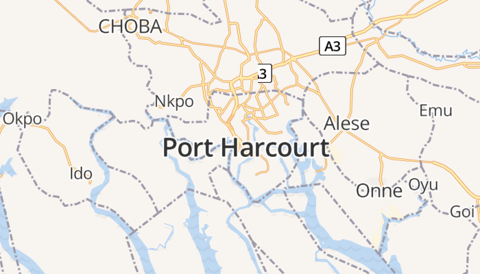 Port Harcourt online kaart