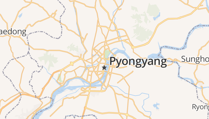 Pyongyang online kaart