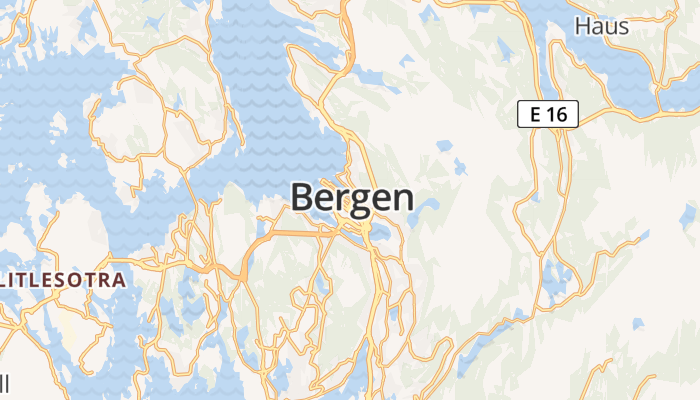 Bergen online kaart