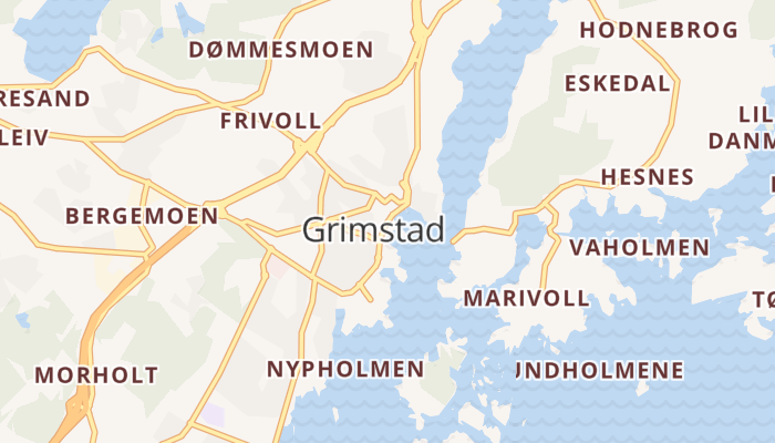 Grimstad online kaart