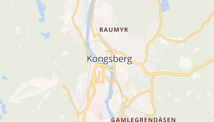 Kongsberg online kaart