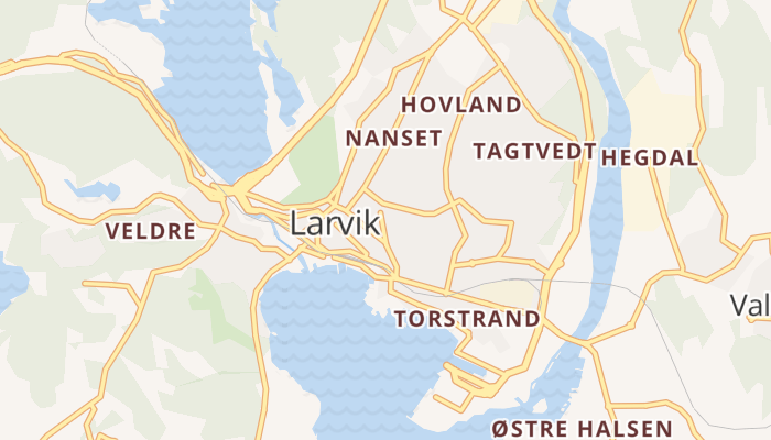 Larvik online kaart