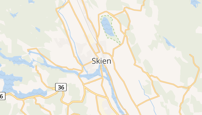 Skien online kaart