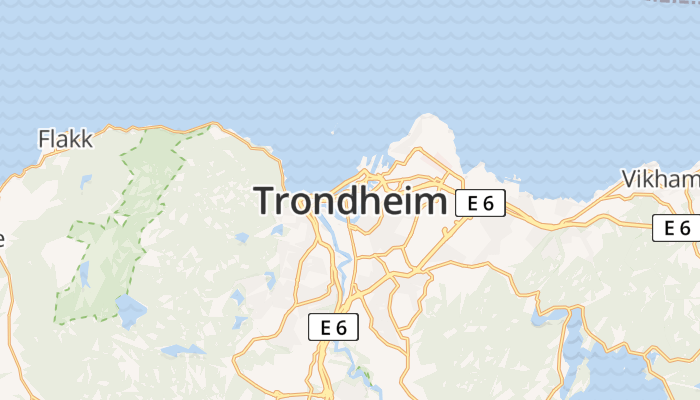 Trondheim online kaart