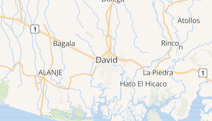 David online kaart
