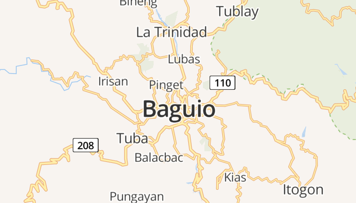 Baguio City online kaart