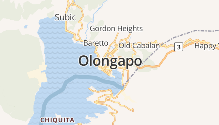 Olongapo City online kaart