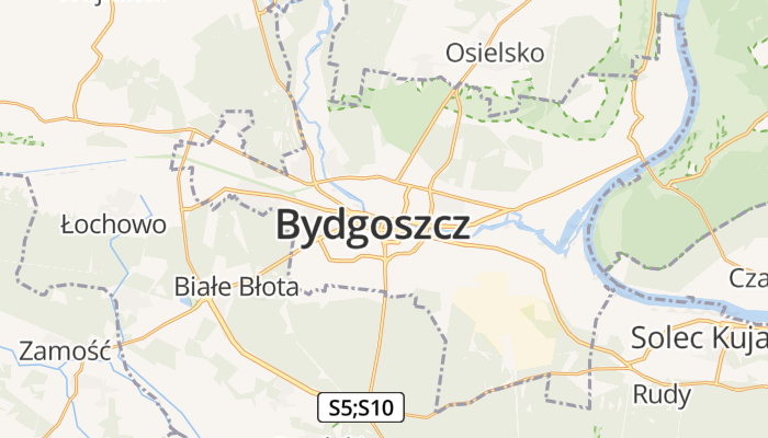 Bydgoszcz online kaart