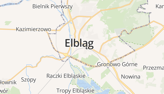 Elbląg online kaart
