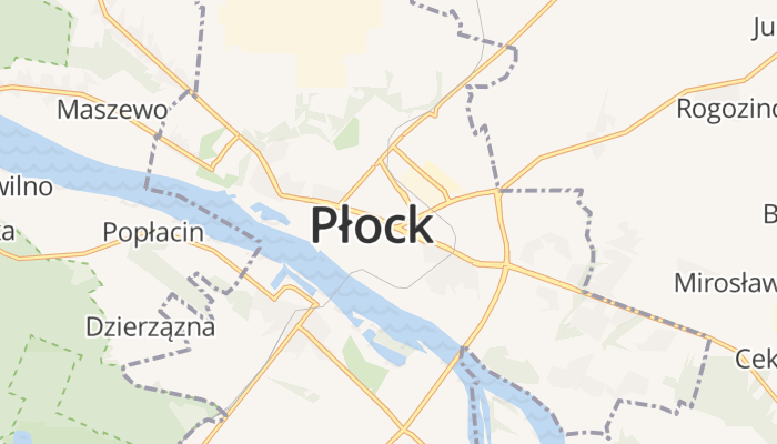 Płock online kaart