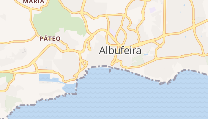 Albufeira online kaart