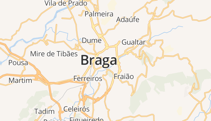 Braga online kaart