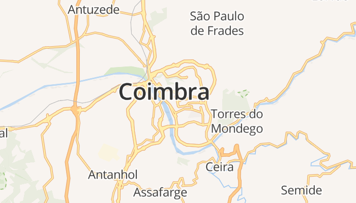 Coimbra online kaart