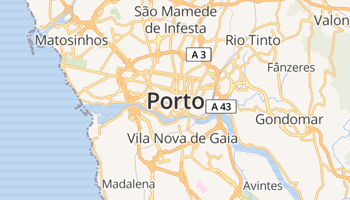 Porto online kaart