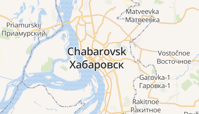 Chabarovsk online kaart
