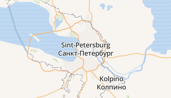 Sint-Petersburg online kaart