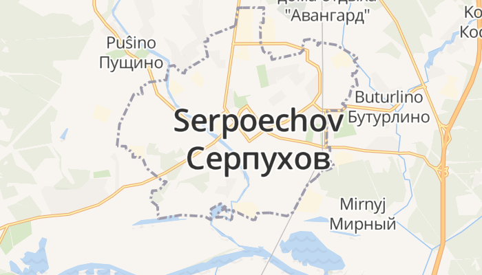 Serpoechov online kaart