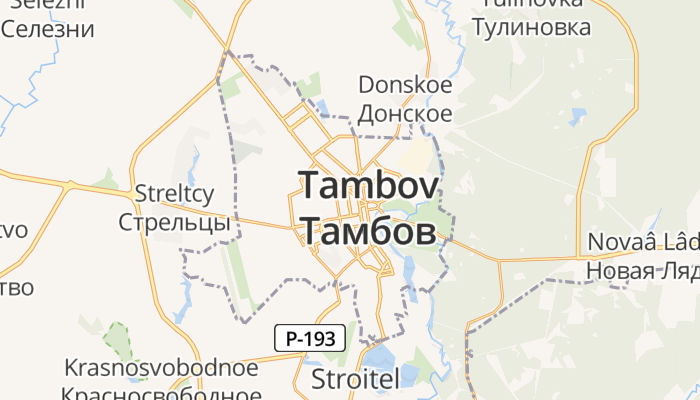 Tambov online kaart