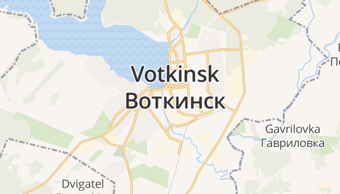 Votkinsk online kaart