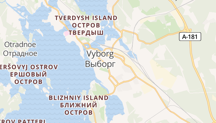 Vyborg online kaart