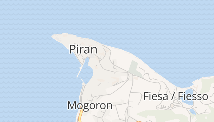 Piran online kaart