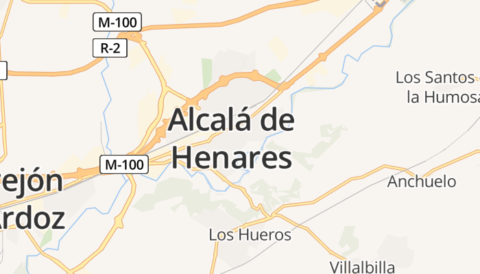Alcalá de Henares online kaart