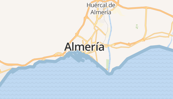 Almería online kaart