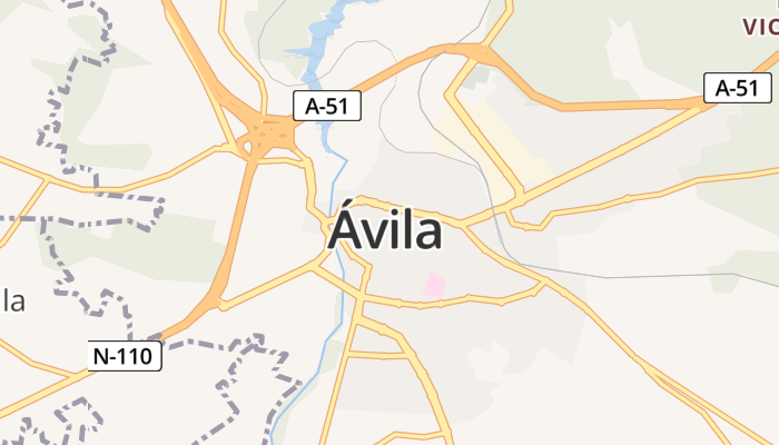 Ávila online kaart